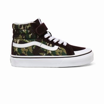 Vans Animal Camo Sk8-HI Reissue 138 V - Lasten Korkeavartiset tennarit - Camo Ruskea/Valkoinen